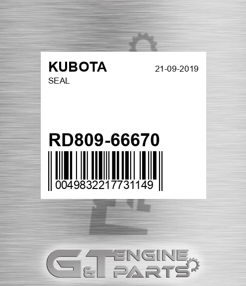 RD809-66670 Seal
