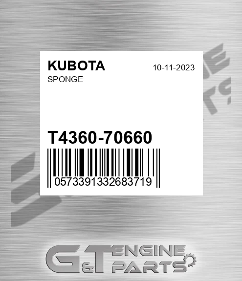 T4360-70660 Sponge