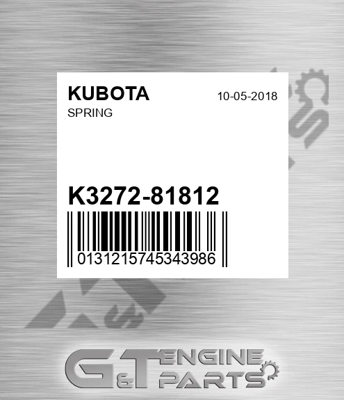 K3272-81812 Spring for KUBOTA