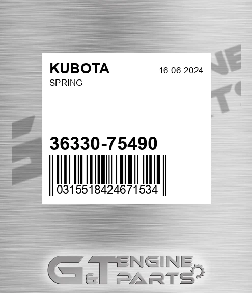 36330-75490 Spring