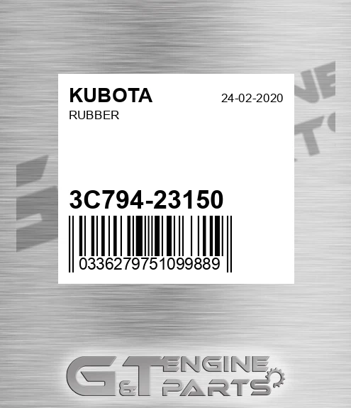 3C794-23150 Rubber