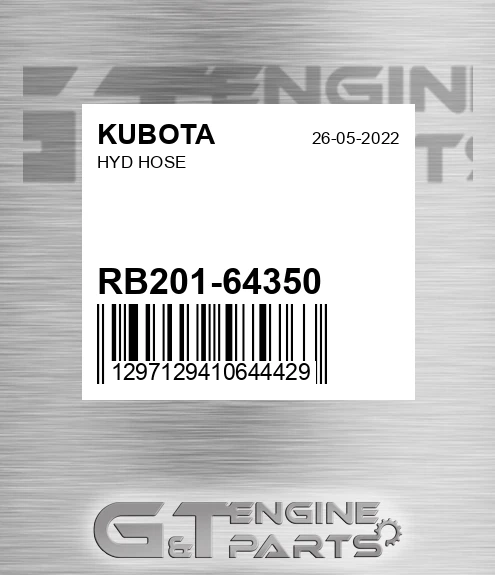 RB201-64350 Hyd Hose for KUBOTA