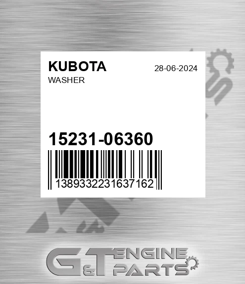 15231-06360 Washer