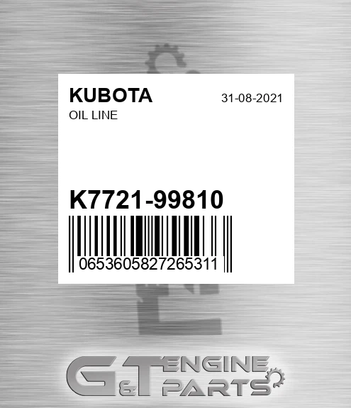 K7721-99810 Oil Line