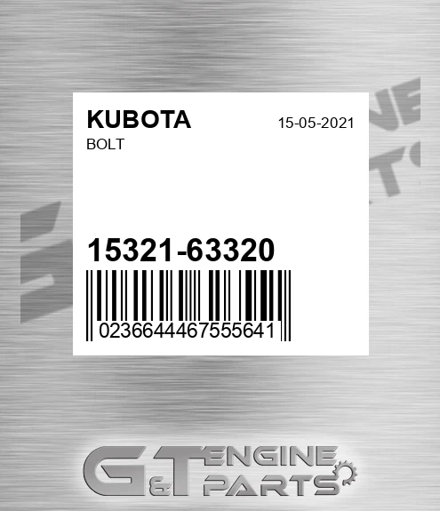 15321-63320 Bolt