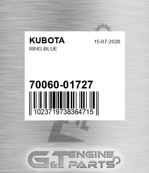 70060-01727 Ring-blue for KUBOTA