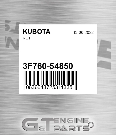 3F760-54850 Nut