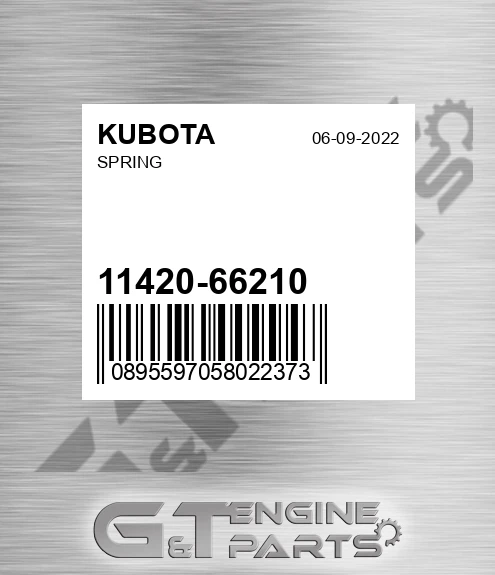 11420-66210 Spring for KUBOTA