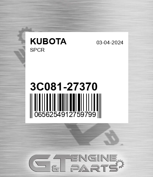 3C081-27370 Spcr