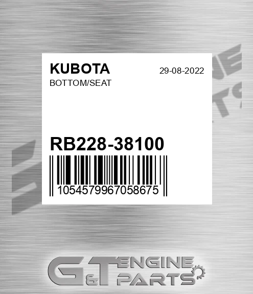 RB228-38100 Bottom/seat for KUBOTA