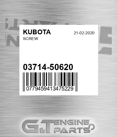 03714-50620 Screw