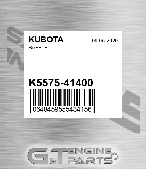 K5575-41400 Baffle for KUBOTA