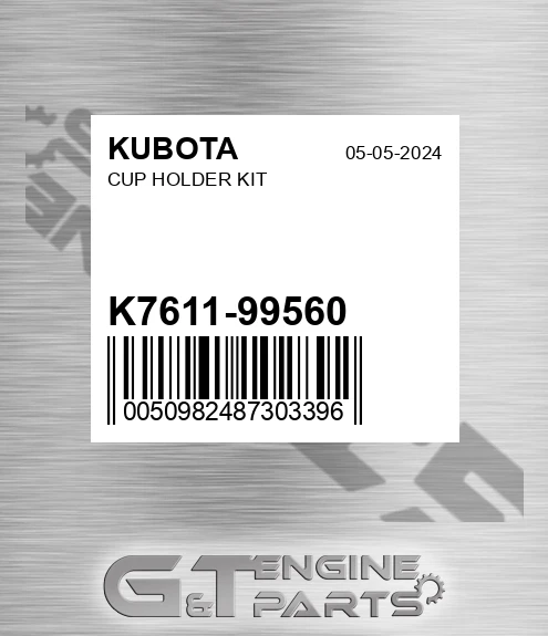 K7611-99560 Cup Holder Kit for KUBOTA