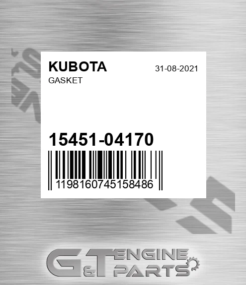 15451-04170 Gasket