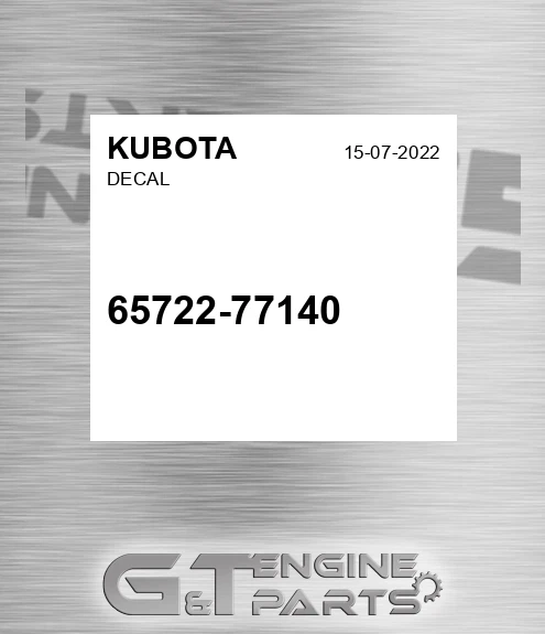 65722-77140 Decal