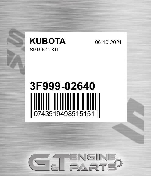 3F999-02640 Spring Kit