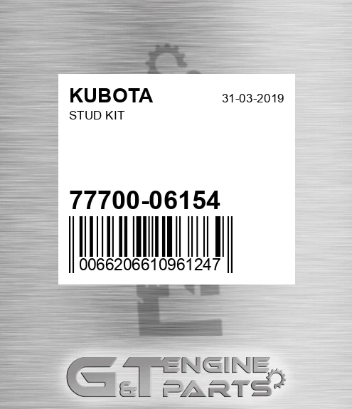 77700-06154 Stud Kit for KUBOTA