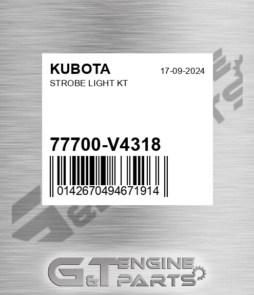 77700-V4318 Strobe Light Kt for KUBOTA