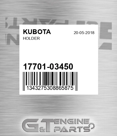 17701-03450 Holder