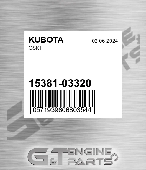 15381-03320 Gskt