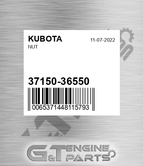 37150-36550 Nut