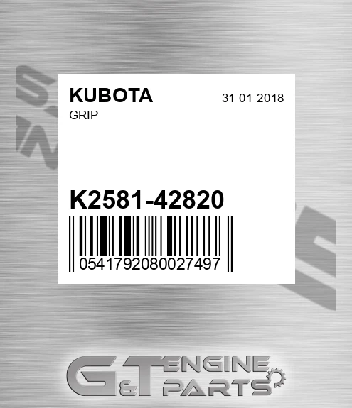 K2581-42820 Grip for KUBOTA