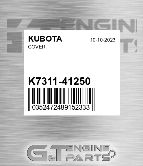 K7311-41250 Cover for KUBOTA