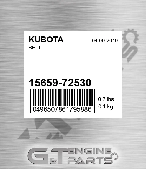 15659-72530 Belt