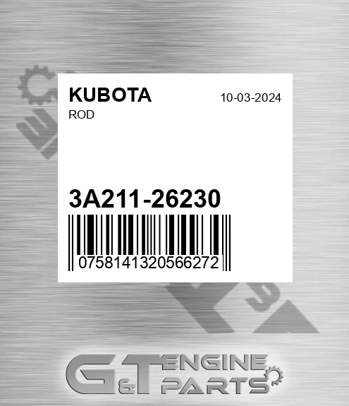 3A211-26230 Rod