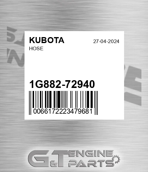 1G882-72940 Hose