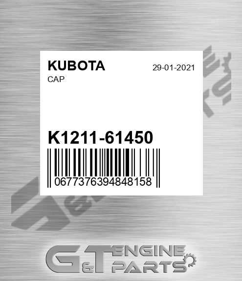 K1211-61450 Cap for KUBOTA