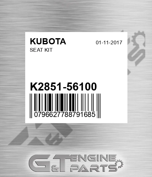 K2851-56100 Seat Kit