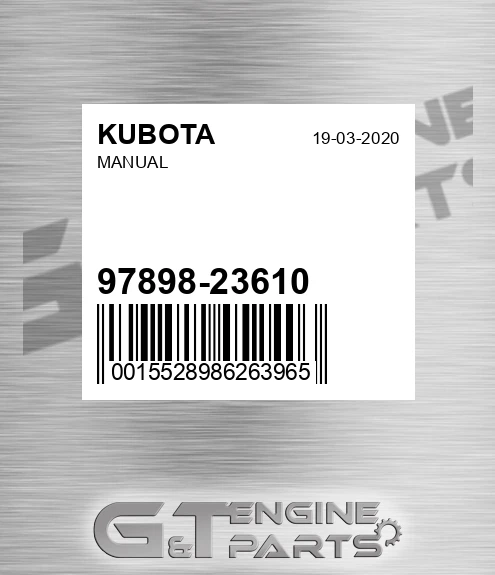 97898-23610 Manual
