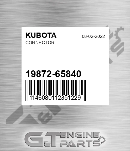 19872-65840 Connector