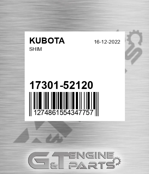 17301-52120 Shim