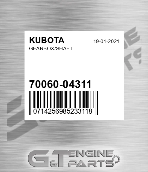 70060-04311 Gearbox/shaft