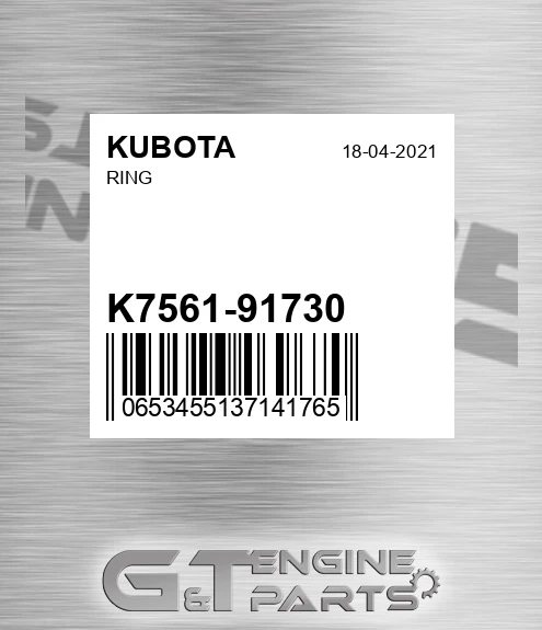 K7561-91730 Ring for KUBOTA