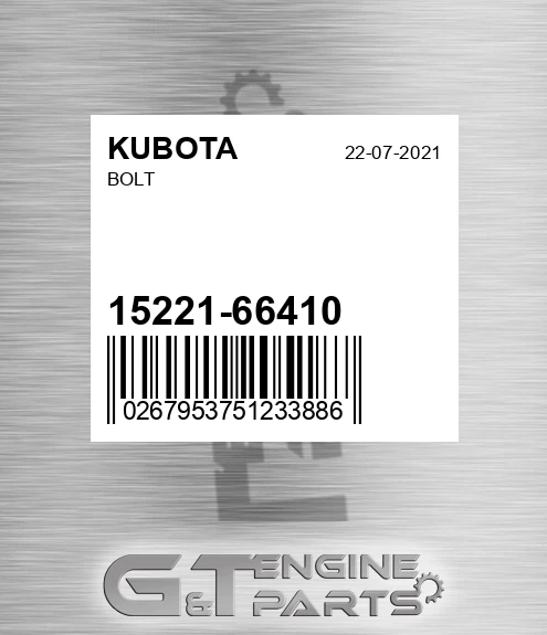 15221-66410 Bolt