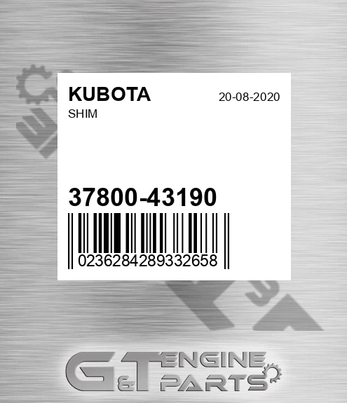 37800-43190 Shim