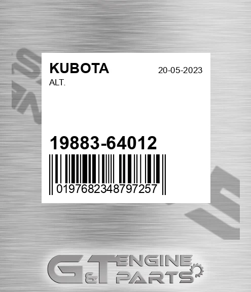 19883-64012 Alt.