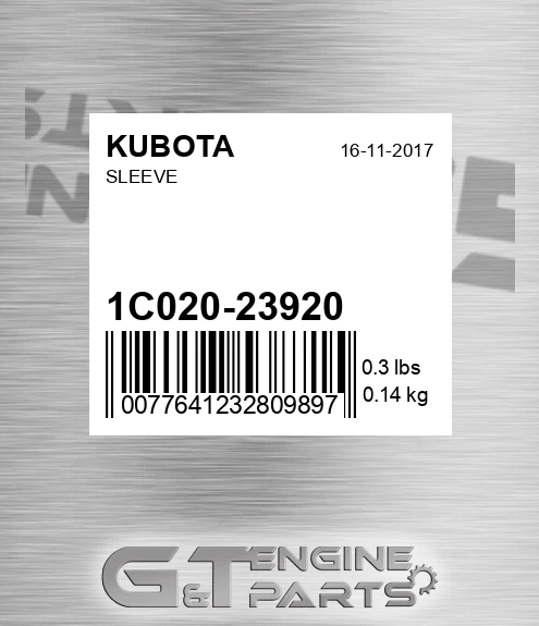 1C020-23920 Sleeve for KUBOTA