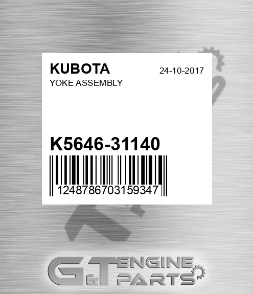 K5646-31140 Yoke Assembly