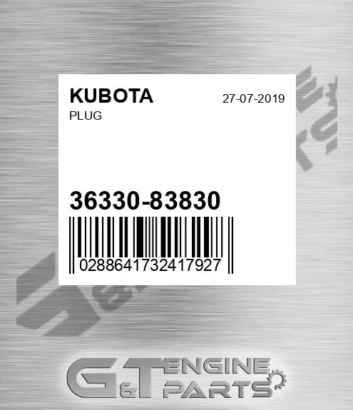 36330-83830 Plug