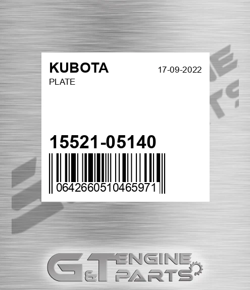 15521-05140 Plate