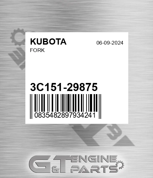 3C151-29875 Fork