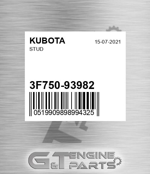 3F750-93982 Stud