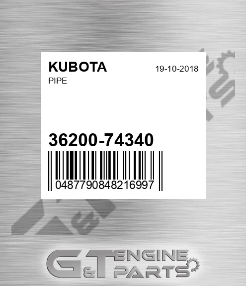 36200-74340 Pipe