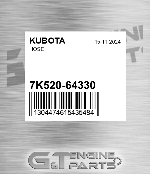 7K520-64330 Hose