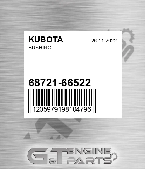 68721-66522 Bushing