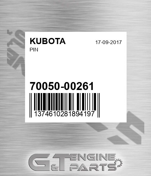 70050-00261 Pin